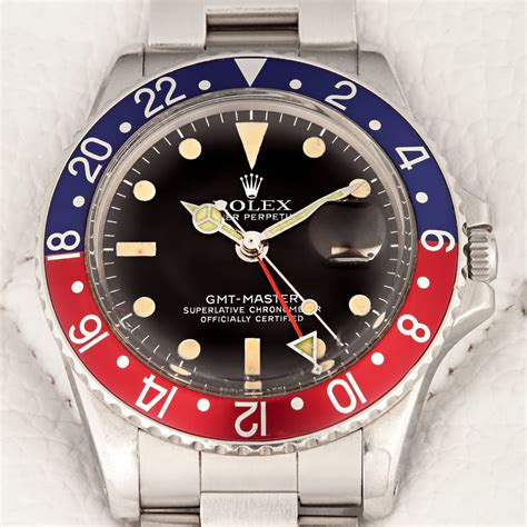 rolex gmt 1675 pepsi vintage|Rolex gmt 1675 bezel.